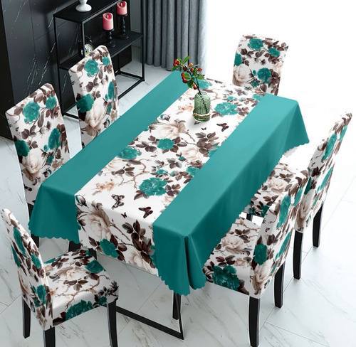 FORROS DE SILLAS x 6 + MANTEL FSE028